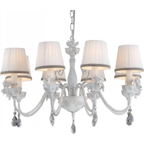 Люстра с ангелочками Сherubino A5656LM-8WG Arte Lamp