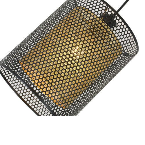 Светильник подвесной ЭкономСвет 10282 10282/1BK+GD BK+GD