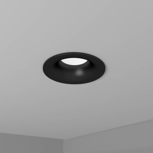 Встраиваемый светильник Interiorlight Кратер КРАТЕР черный