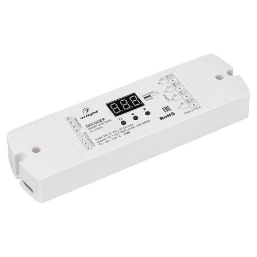 Декодер DMX512 для трансляции DMX512 сигнала ШИМ(PWM) Arlight 023824