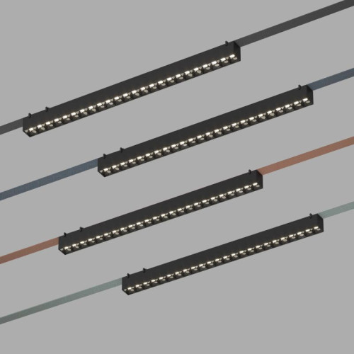 Трековый светильник Denkirs Belty grill DK5672-BK