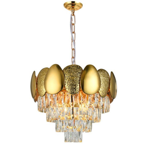 Подвесная люстра Natali Kovaltseva Chic CHIC 81437/8C GOLD