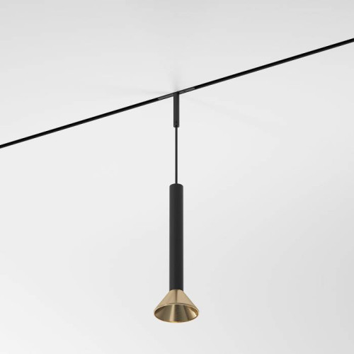 Трековый светильник Elektrostandard Mini Magnetic Mini Magnetic Трековый светильник 3W 3000K (черный/латунь) 85164/01