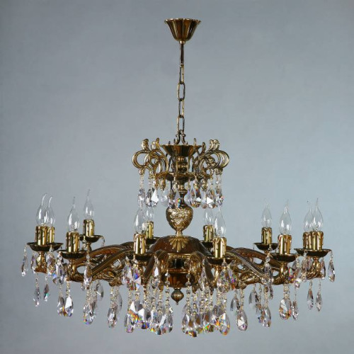 Подвесная люстра Ambiente Leon 2128/12 PB Tear drop