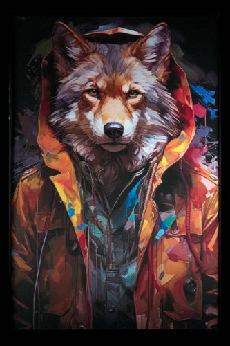 Картина настенная Teona Decor Wolf TD186