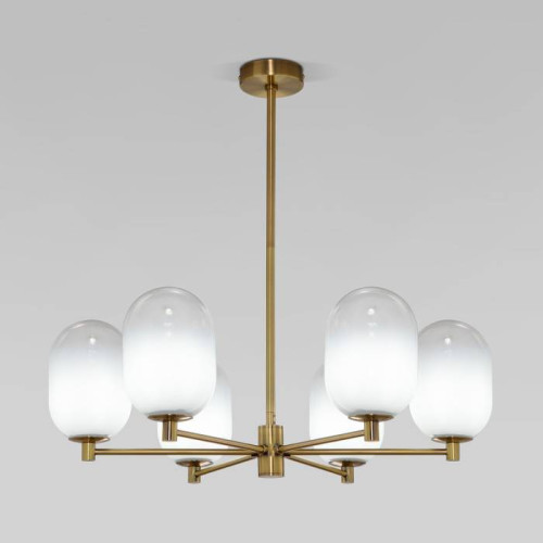 Люстра на штанге Eurosvet Loona 60161/6 латунь