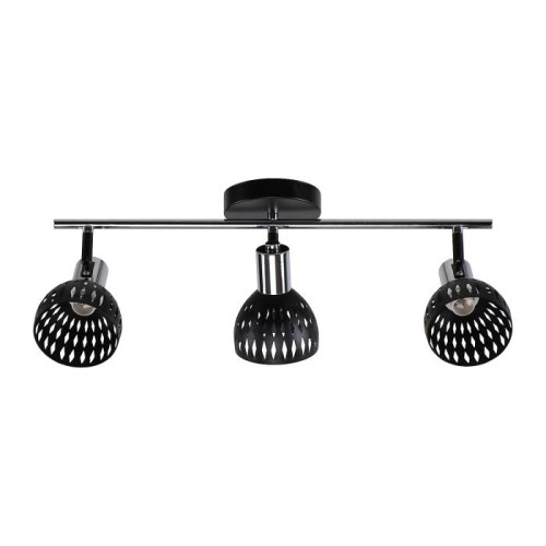 Светильник спот ЭкономСвет 51566 51566/3BK+CR BK