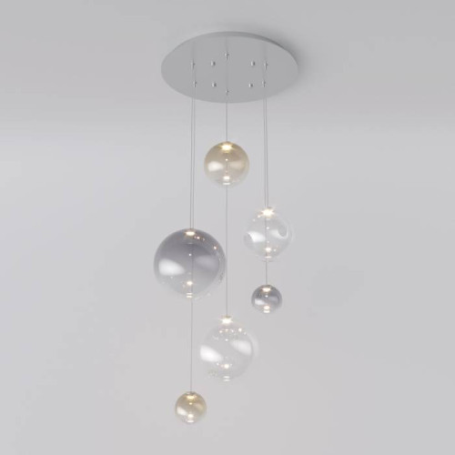 Светильник подвесной Eurosvet Wonder 50230 LED хром