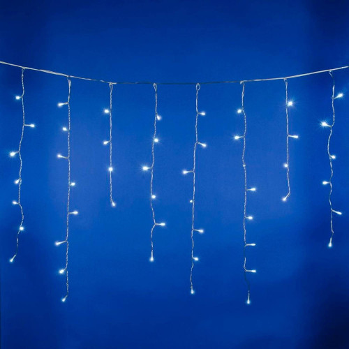 Бахрома светодиодная с эффектом мерцания, 25м Uniel ULD-B25006-440/TTK WHITE IP44