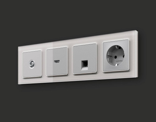 Розетка Ambrella Volt ALFA MA412005