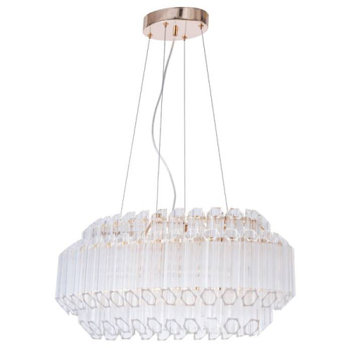 Подвесная хрустальная люстра Jastin Arte Lamp A2848SP-5GO