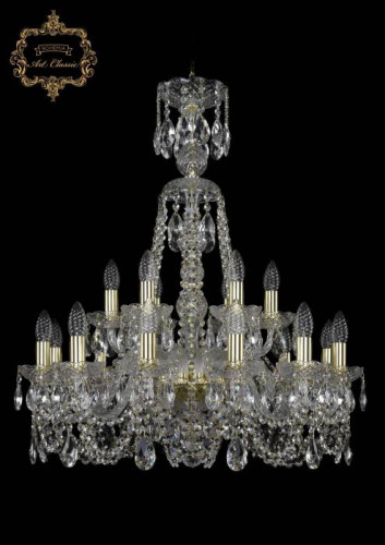 Подвесная хрустальная люстра 11.11 Art Classic 11.11.12+6.240.XL-79.Gd.Sp