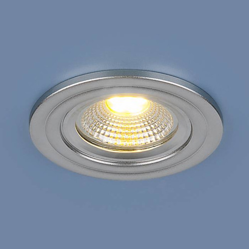 Встраиваемый светильник Elektrostandard 9902 9902 LED 3W COB SL серебро