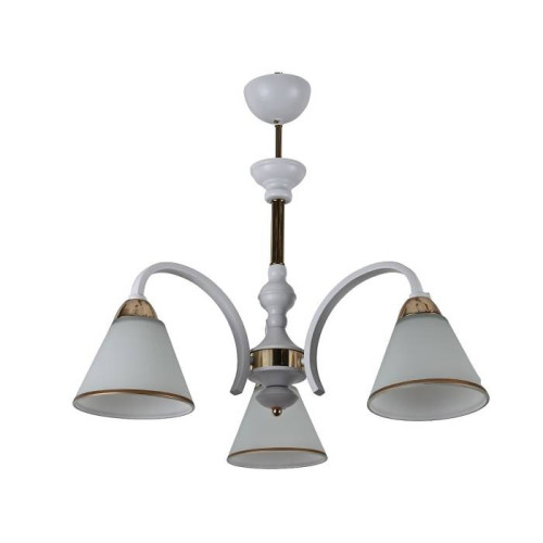 Потолочная люстра ЭкономСвет 10171 10171/3WT+FGD WT+GD