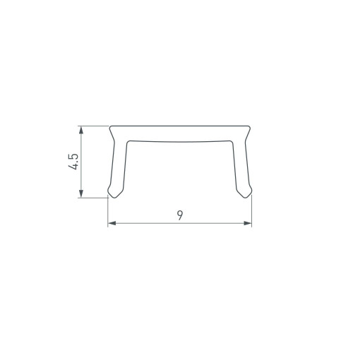 Экран для профиля Arlight 043606
