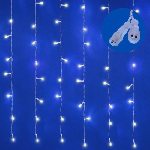 Занавес светодиодный с эффектом мерцания, 6х3м Uniel ULD-C6030-450/TTK WARMWHITE-WHITE IP44