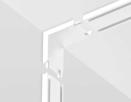 Коннектор угловой внутренний для накладного шинопровода Magnetic Ultra Slim Ambrella Track System GV1103