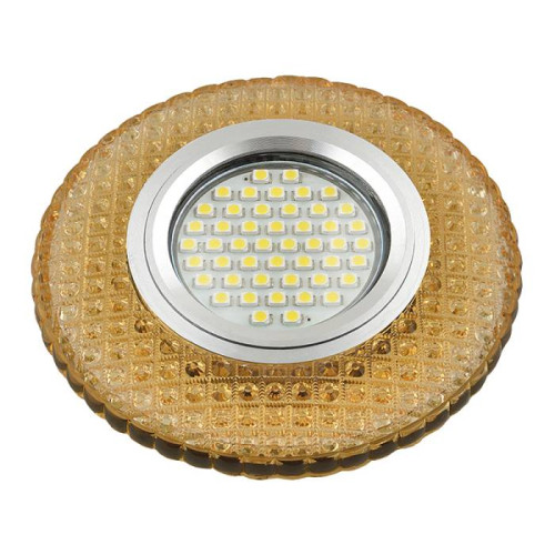 Встраиваемый светильник Fametto Luciole DLS-L135 GU5.3 GLASSY/GOLD