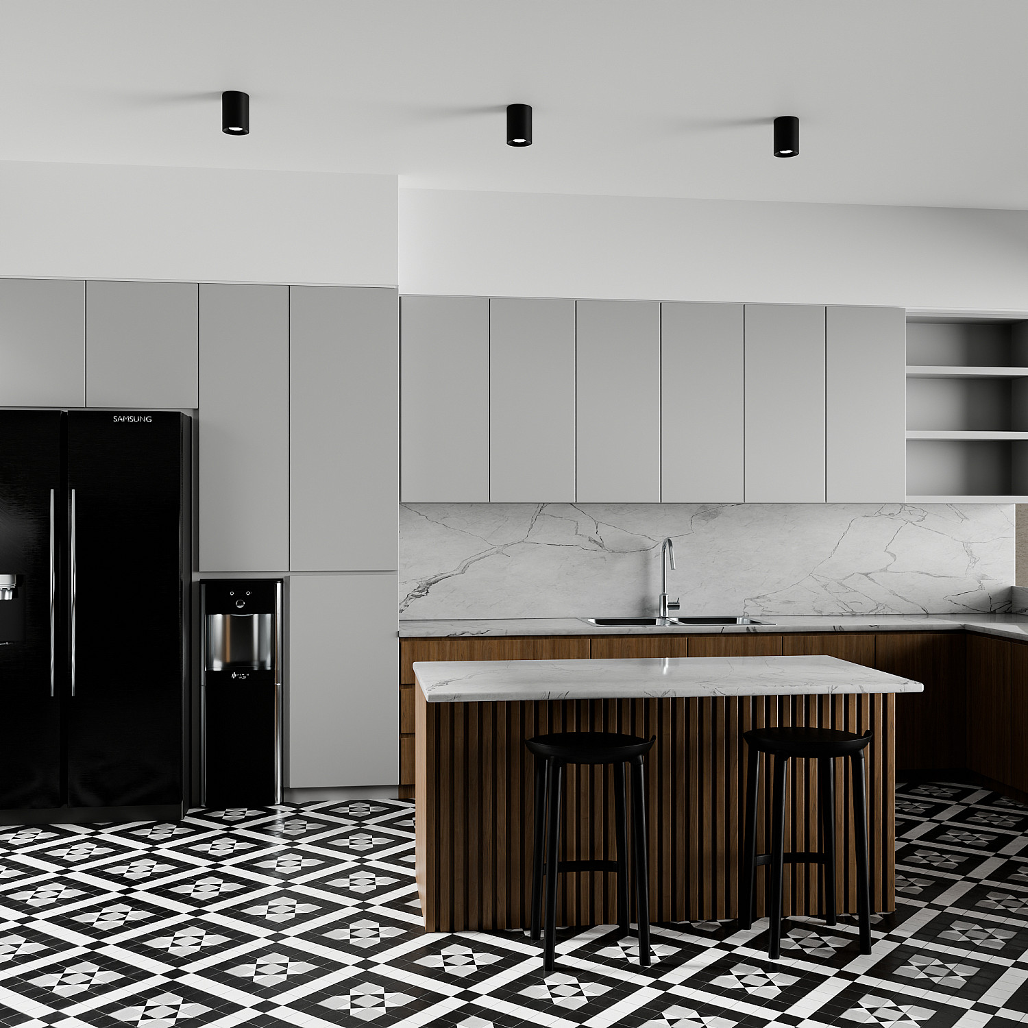 Накладной светильник LIGHTERA Shamrock LE200CL-1B