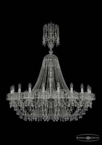 Подвесная хрустальная люстра 1410 Bohemia 1410/20/400/XL-130 Ni V0300