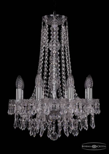 Подвесная хрустальная люстра 1403 Bohemia 1403/8/141/h-59 Ni