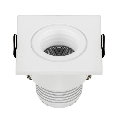 Врезной квадратный мебельный светильник Arlight 015392