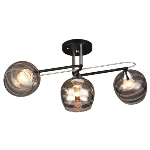 Потолочная люстра IMEX MD.1042-3-S BK+CH