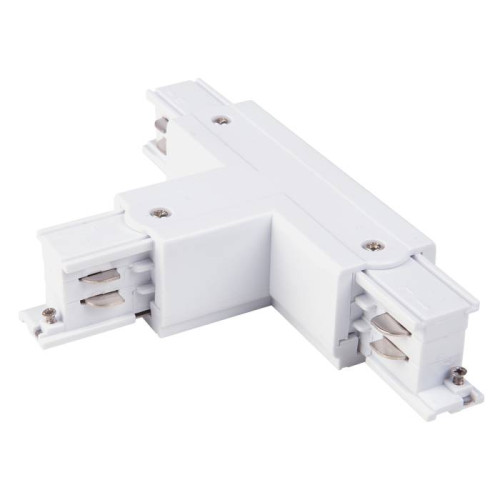 Комплектующие для трек-систем Elektrostandard TRC-1-3-TL-WH / Коннектор Т-образный для трехфазного шинопровода левый(белый)