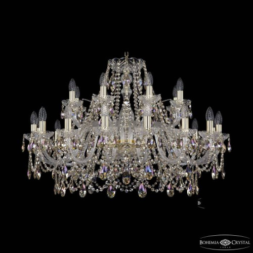 Подвесная хрустальная люстра 1411 Bohemia 1411/16+8/360 G R801