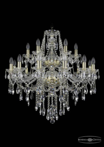 Подвесная хрустальная люстра 1415 Bohemia 1415/12+6/300/2d G