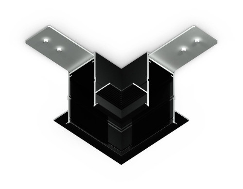 Коннектор угловой для встраиваемого шинопровода Ambrella Magnetic 220V GL1040