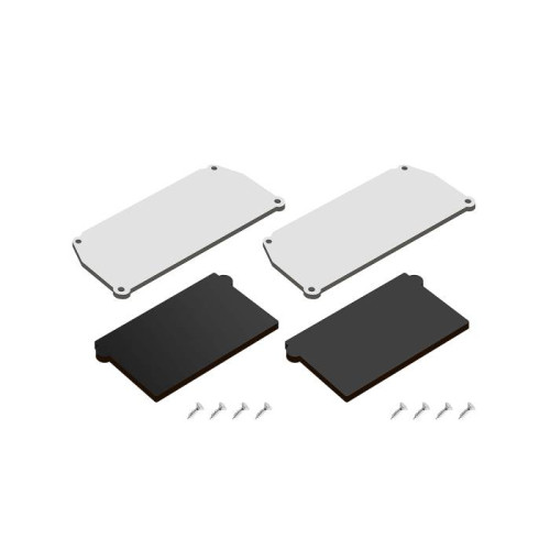 Комплект торцевых заглушек для профиля Flod Denkirs Flod DK5852-BK