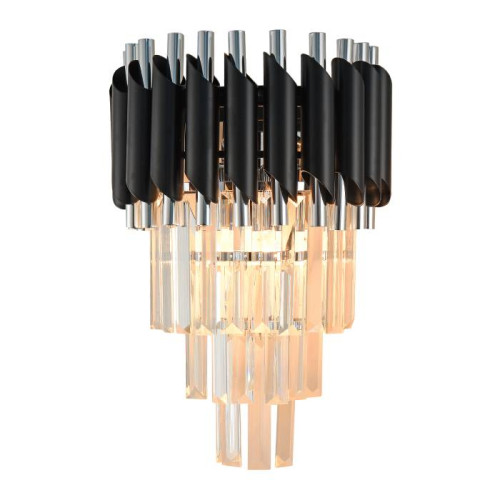 Настенное бра Natali Kovaltseva Darian DARIAN 76017/2W CHROME BLACK
