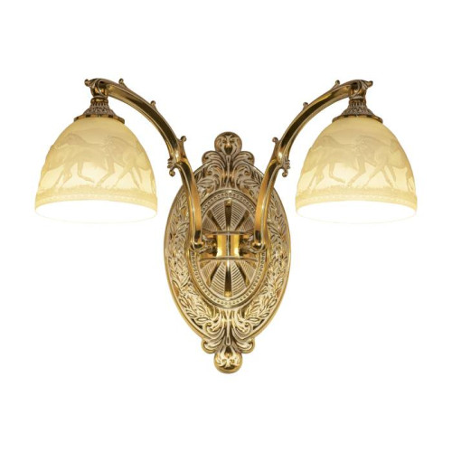 Настенное бра Bohemia Verona 7211B12/2/210 GW P1 D Horse