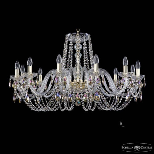 Подвесная хрустальная люстра 1402 Bohemia 1402/12/360 G K801