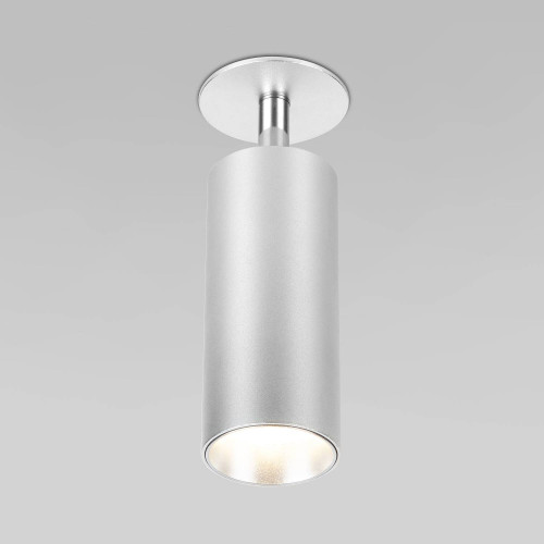 Встраиваемый светильник Elektrostandard Diffe Diffe серебряный 10W 4200K (25052/LED)
