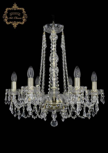 Подвесная хрустальная люстра 11.23 Art Classic 11.23.6.200.h-59.Gd.Dr