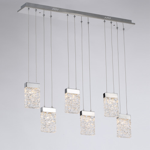 Светильник подвесной Delight Collection MD17090026 MD17090026-6D chrome
