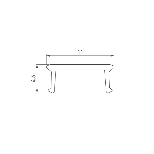 Экран для профиля Arlight Sl-Comfort 052559