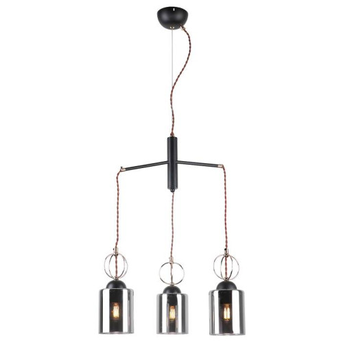 Светильник подвесной IMEX MD.0103-3-S BK+FGD