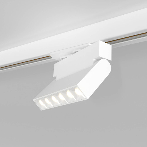 Трековый светильник Elektrostandard Garda Garda Белый 10W 4200K (85017/01) однофазный