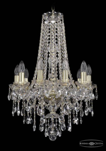 Подвесная хрустальная люстра 1415 Bohemia 1415/10/165/h-70 G