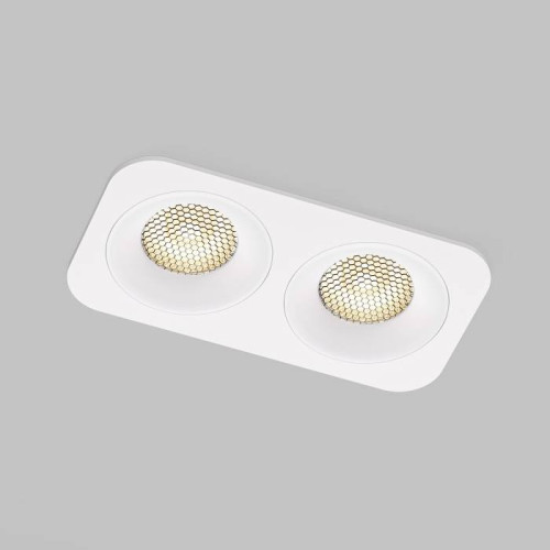 Встраиваемый светильник Elektrostandard Tetro 15277/LED 20W 3000K белый IP44