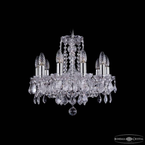 Подвесная хрустальная люстра 1402 Bohemia 1402/10/141 Ni Leafs