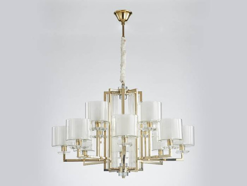 Подвесная люстра Newport 4400 4408+4/C gold