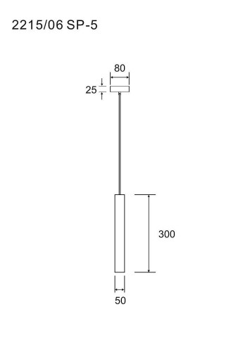 Светильник подвесной Divinare Cottero 2215/06 SP-5