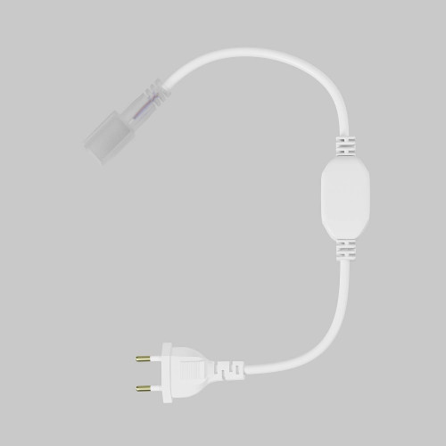 Коннектор питания с сетевой вилкой для гибкого неона AC220V 25x13 мм Maytoni Гибкий неон 220В 201236