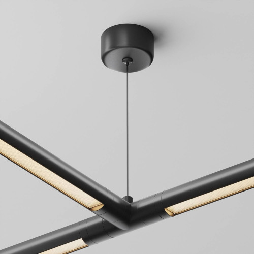 Тросовый подвес 1000мм с потолочной чашей для системы Shelf Shelf Maytoni Accessories for system Shelf CA029SW-L1000-B