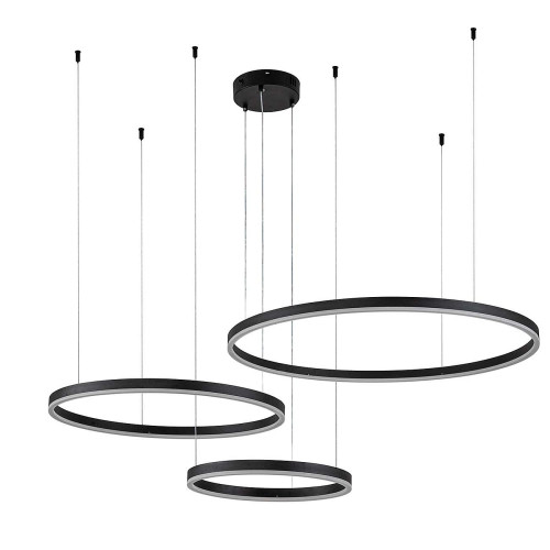 Подвесная люстра Indigo Galass V000032L 14001/3P Black