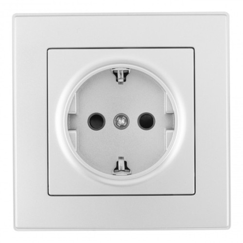 Розетка Arte Milano Set06-1 SET06-1-40-1 silver